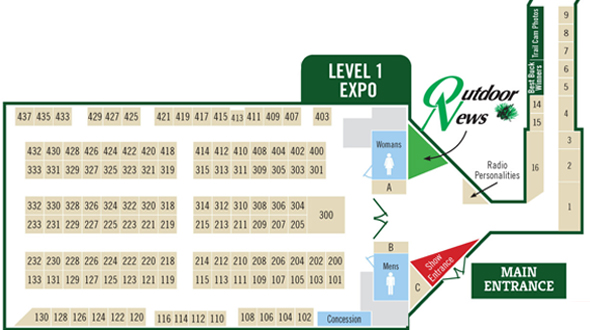 Interactive Floor Map (2025) — Level 1 Expo